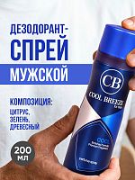 Дезодорант спрей мужской COOL BREEZE CB Cool 200 мл