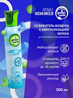Освежитель воздуха с нейтрализацией запаха Green World Бриз океана 300 мл